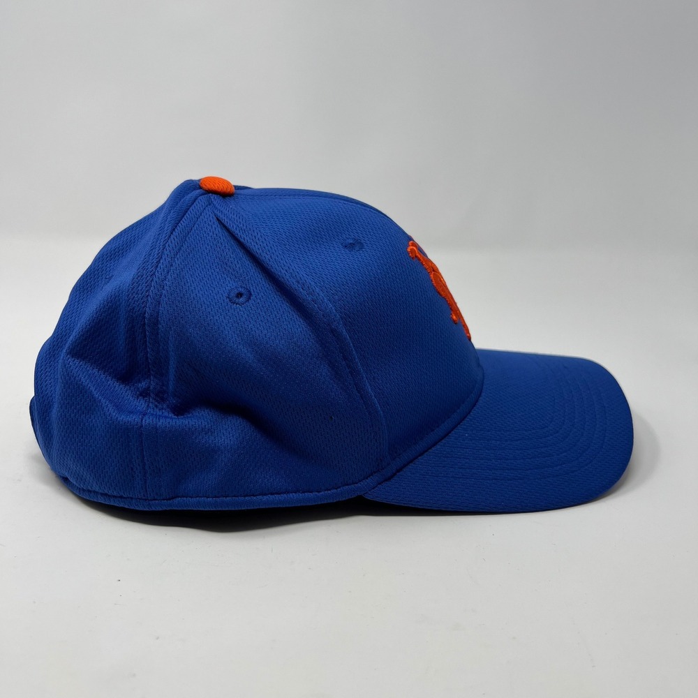 New York Mets MLB Baseball Hat OC Sports Blue Orange OSFM Adjustable Mesh Cap - Picture 5 of 7